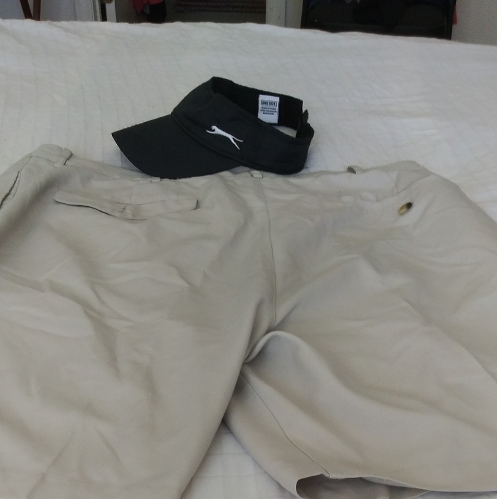 Slazenger Golf Shorts $28 size 36x8inseam+free hat